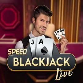 Speed Blackjack online game logo by Pragmatic Play on dufffspin.co.uk